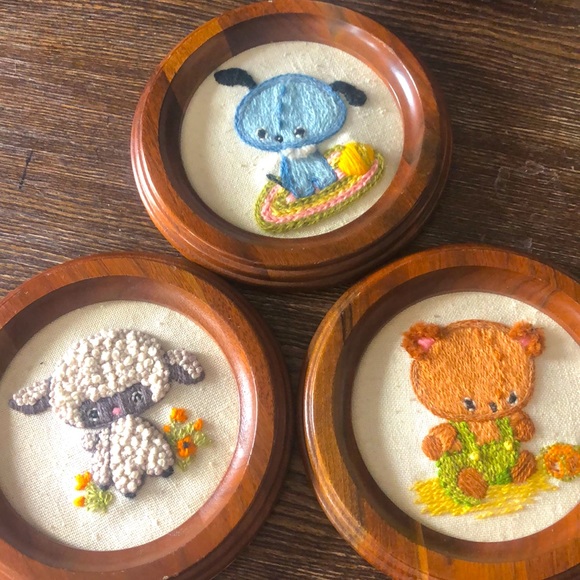 Other - Handmade Embriodered animal home decro